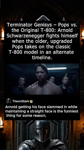 Terminator Genisys - Pops vs. the Original T-800: ArnoldSchwarzenegger fights himself when the…