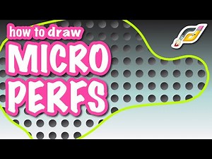 How to make MICRO PERF hole pattern in Illustrator