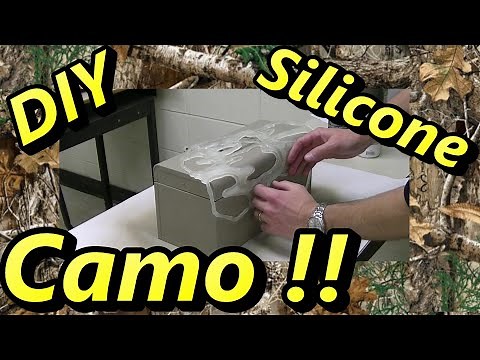 DIY flexible Silicone Camo stencil