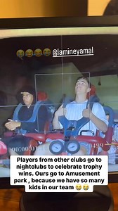 177K views · 5.2K reactions | Players from other clubs go to nightclubs to celebrate trophy wins. Ours go to Amusement park , because we have so many kids in our team  | Rafael Hernández | Facebook