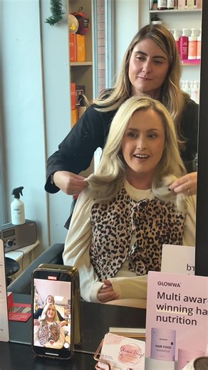 Carries hair is glowing today after her K18 treatment ✨ This miracle repair leaves hair stronger, smoother, and healthier with just one session. Ready for your transformation? 💛 #K18 #HealthyHair #hairtok #treatment #limerick @Carrie Barrett @K18 Hair @National Beauty Distribution