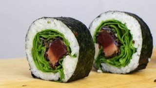 Gourmet sushi: Seared tuna roll tutorial