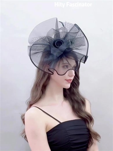 Hity Fascinator #fascinator#Hats #FashionAccessories #ChurchHats #HorseRacingHats