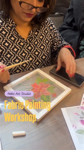 Neko Art Studio | Fabric Painting at Neko Art Studio! 🪴 | Instagram