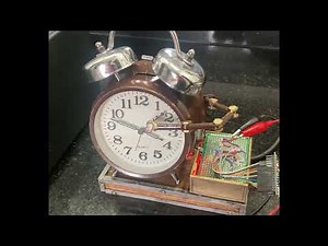 Mechanical alarm-clock time adjustment