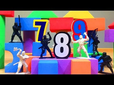 Number Ninjas: Earthquake Edition - Learn Numbers 1-10. The Biggest Ninja Base of them All!