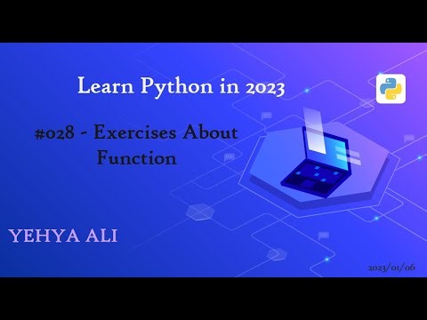 Learn Python in Arabic #28 | Exercises About Function