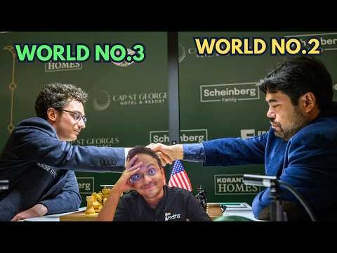 The longest Hikaru Headshake that you will ever see | Caruana vs Hikaru | Candidates 2026