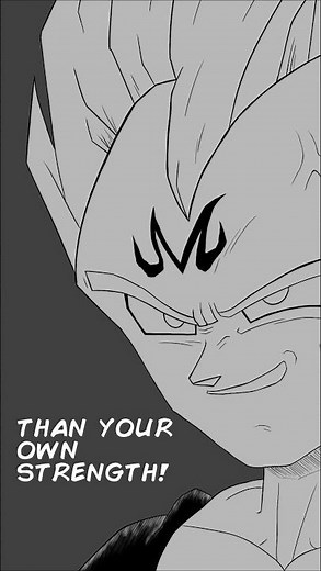 Majin Vegeta Speech to Goku And Supreme Kai
