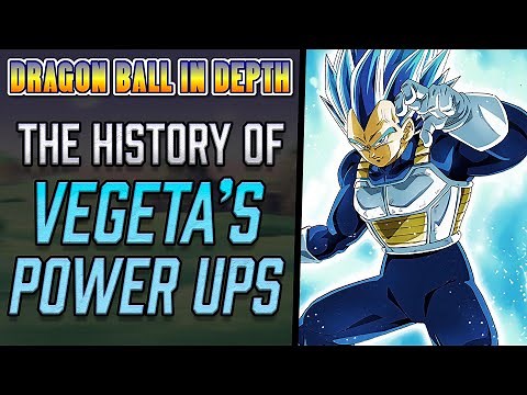 The History of Vegeta's Power Ups