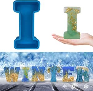 Large Alphabet Epoxy Resin Mould,6 Inch 3D Silicone Letter Molds,Capital Letter Symbol Mold,Resin Letter Molds for Home Decoration,Party Decoration,DIY Art Ornaments()