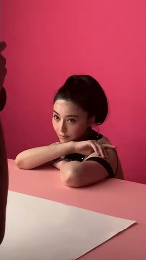 美ST6月号【范冰冰（ファン・ビンビン）さん】撮影オフショット①