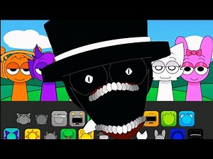 Sprunki ALL MR BLACK Jumpscares 😱 Compilation – All Scary Moments!