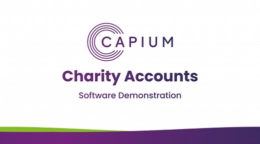 Capium Charity Accounts Module Demo
