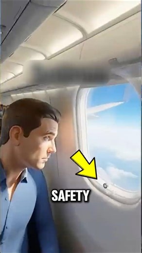 That Tiny Hole in Airplane Windows Could Save Your Life 😳✈️