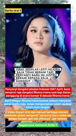 Penyanyi dangdut April, kena semprot !! #artis #beritaterkini #kabarterbaru #news #kabarindonesia