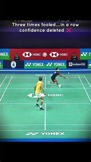 [In a row] 3.deception x perfection = points... 😮‍🔥 || #deception #ginting #badminton