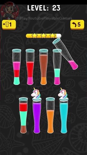 Color Water Sort 3D #gamingshorts #shorts