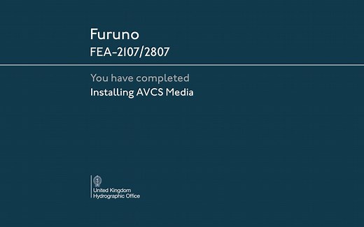 6_Furuno_FEA_2X07_Installing AVCS Base CD Media