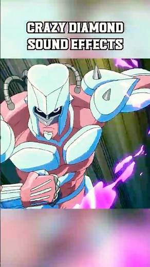 CRAZY DIAMOND SOUND EFFECTS 🔥 | #shorts #anime #jjba