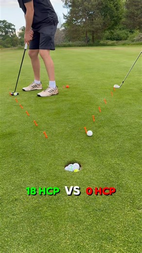 Whoever holes the final ball, wins! #golf | Two-Ball Golf
