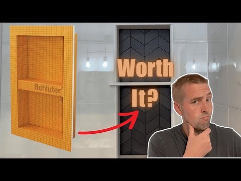 Overview and Tips for Installing the Schluter KERDI Shower Niche || Simple Waterproofing