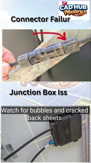 Solar Panel Defect Found ⚡ | Solar Inspection #Shorts #cadhubmastery