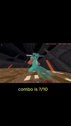 360 combo hit :) #minecraft #pvpserver #capcut