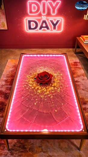 An epoxy table, a work of art #satisfying #diy #interiordesign #homerenovation #epoxyart