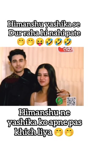 himanshu yashika se dur raha hi nahi sakte 😅🤭#himanshuawasthi #yashikasharma #himanshika #couple