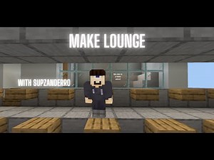 Minecraft football stadium VIP lounge tutorial.