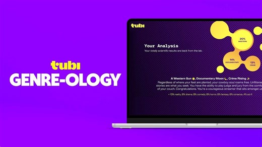 Tubi launches Genre-ology quiz website to try to match viewers with new favorite shows and movies