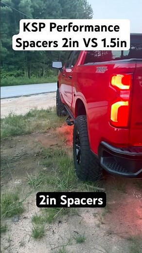 Chevy Silverado 2 Inch Spacers VS 1.5 Inch Spacers