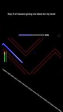 Day 2 of viewers giving me ideas for geometry dash