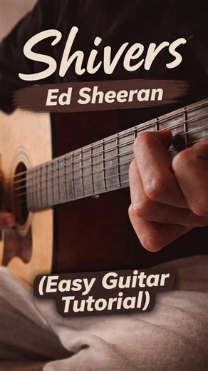 Ed Sheeran - Shivers (easy guitar tutorial) #shorts #tutorial #edsheeran #music
