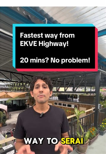 Fastest way from EKVE Highway to Serai Bamboo Hot Spring? This is the route! ⚡🚗 From EKVE, exit toward Hulu Langat / Pekan Batu 9, stay left and follow the signs. Smooth drive, clear directions, and you’ll reach Serai Bamboo Hot Spring in no time ♨️🌿 Save this before you drive 👀 #EKVEHighway #FastestRoute #SeraiBambooHotSpring #HuluLangat #QuickDrive