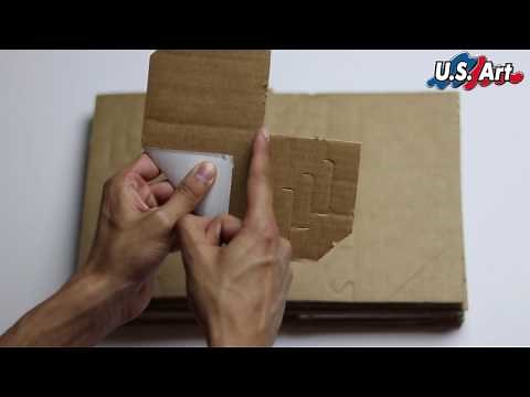 US Art Frames - How to Fold a Corner Protector for Picture Frames