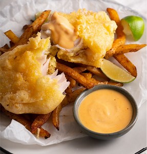 Ultimate Crispy Fish & Chips... With my easy tips for making that super crisp & light batter for your fish at home✌️🤗 | Marion Grasby