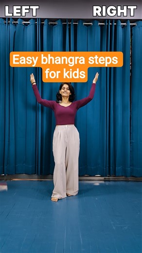 easy bhangra steps for kids #trending #bhangradance #kidsdance