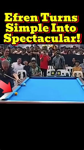 Efren Reyes: The Magic of Masterful Pool Shots