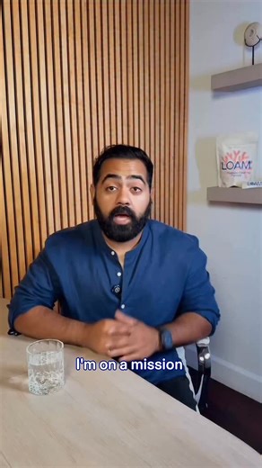 LOAM was seven years in the making… and a product of a personal health crisis. What started with one scary blood test evolved into years of research, trial, and quiet obsession. The goal: to help our inner ecosystems thrive again 🌱 | LOAM Science