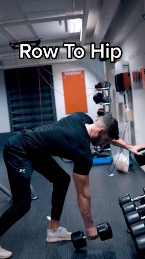 DB Rows Variations #fyp #workout #backworkout #fitness