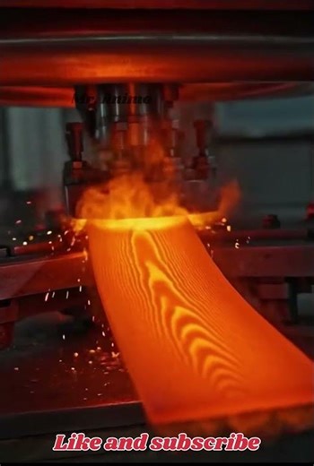 Leaf Springs Kaise Banti Hain? 🔥 Red Hot Forging Process | Truck Suspension Factory #shorts