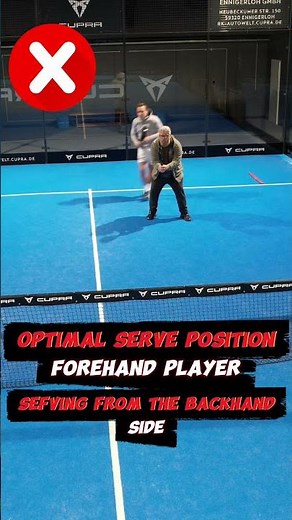 Mastering Padel Tennis: Perfecting Your Serve Positioning | #padel #padeltennis