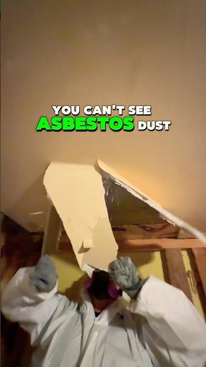 How we make sure asbestos doesn’t escape! #renovation #construction #demolition #tools #remodelling