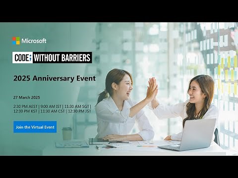 Code; Without Barriers – 2025 Anniversary Event