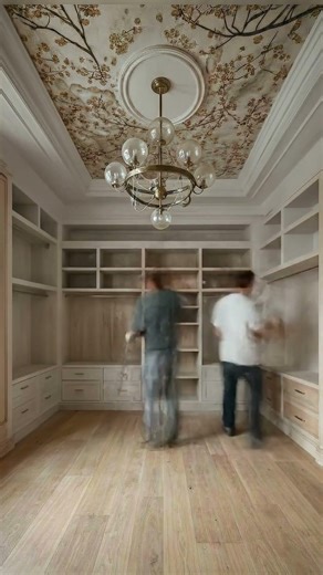 Building a Luxury Closet from Scratch 🔨👠 #timelapse #cleaning #cleaningmotivation #aesthetic