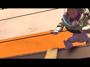 Toy Story Scud vs Woody Buzz Chase scene movie dead video