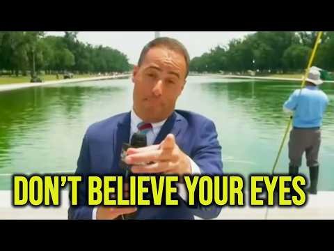 Fox Host LIES TO YOUR FACE With Insane Reflecting Pool Report