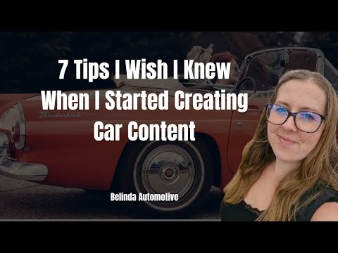 7 Tips I Wish I Knew When I Started Creating Car Content #carcontentcreator #carcontent